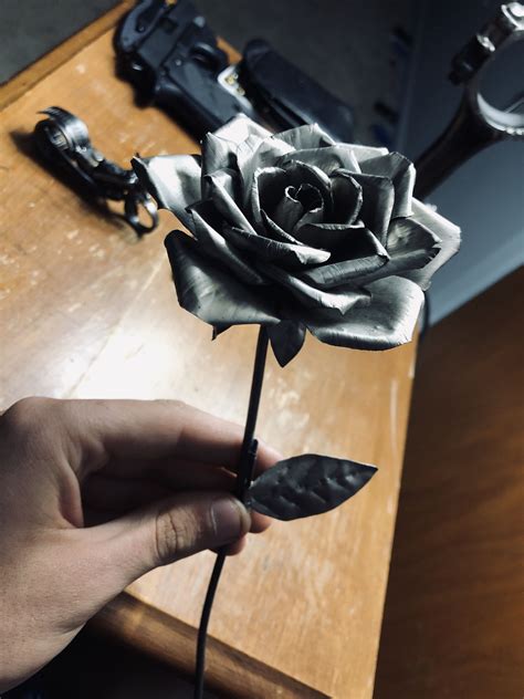 sheet metal rose template|handmade roses from metal.